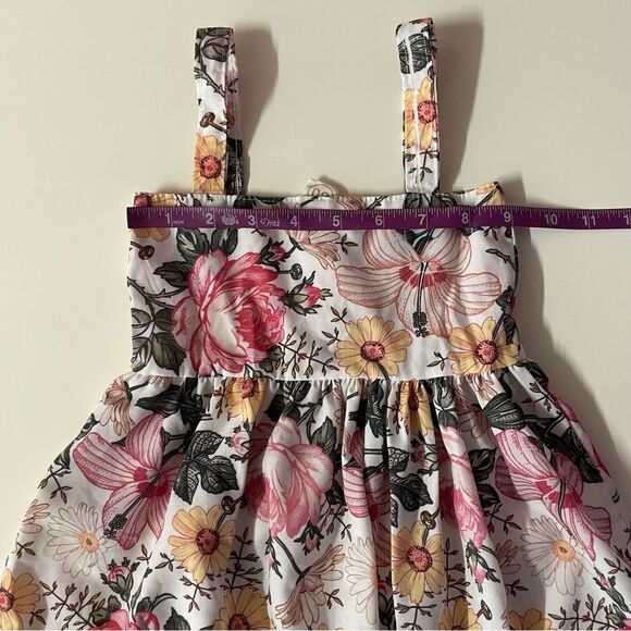 Baby Girls’ White Floral Button Down Sun Dress EUC 9-12 Months - Picture 6 of 9